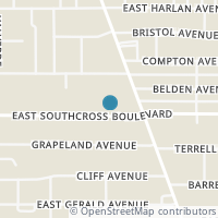 Map location of 331 E Southcross Blvd, San Antonio TX 78214