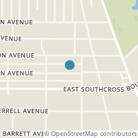 Map location of 333 Belden Ave, San Antonio TX 78214