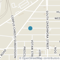 Map location of 2106 Fitch St, San Antonio TX 78211