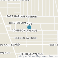 Map location of 207 Compton, San Antonio, TX 78214