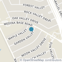 Map location of 111 Garden Valley St, San Antonio TX 78227