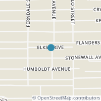 Map location of 202 Elks Dr, San Antonio TX 78211