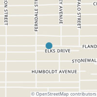 Map location of 1126 Flanders Ave, San Antonio TX 78211
