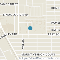 Map location of 1519 E Southcross Blvd, San Antonio TX 78223