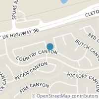 Map location of 5526 Royal Canyon, San Antonio, TX 78252