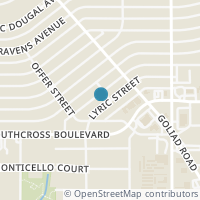 Map location of 223 LYRIC ST, San Antonio, TX 78223