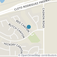 Map location of 5718 RED CYN, San Antonio, TX 78252