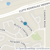 Map location of 5615 RED CYN, San Antonio, TX 78252