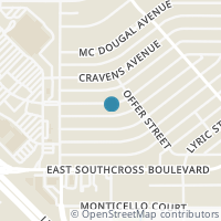 Map location of 138 Glamis Ave, San Antonio TX 78223