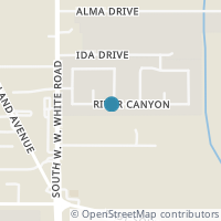 Map location of 4618 River Cyn, San Antonio TX 78222