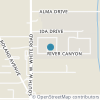 Map location of 4618 Ida Spring Dr, San Antonio TX 78222