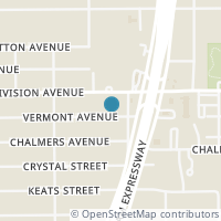 Map location of 815 Vermont St, San Antonio TX 78211