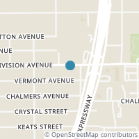 Map location of 714 Division Street, San Antonio, TX 78225