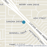 Map location of 247 Christine Dr, San Antonio TX 78223