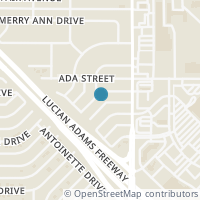 Map location of 850 LINDA LOU DR, San Antonio, TX 78223