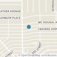 Map location of 517 Cravens Ave, San Antonio TX 78223