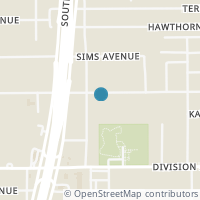 Map location of 338 GLADSTONE, San Antonio, TX 78214