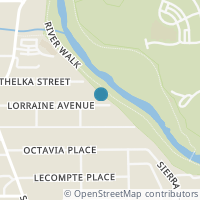 Map location of 315 Lorraine Ave, San Antonio TX 78214