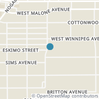 Map location of 502 Buffalo St, San Antonio TX 78225