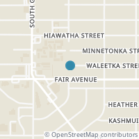 Map location of 2506 Waleetka St, San Antonio TX 78210