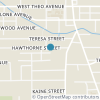 Map location of 126 HAWTHORNE, San Antonio, TX 78214