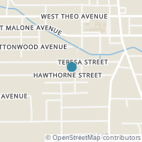 Map location of 209 Hawthorne, San Antonio TX 78214