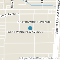 Map location of 811 W Winnipeg Ave, San Antonio TX 78225