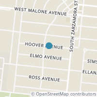 Map location of 738 HOOVER AVE, San Antonio, TX 78225