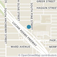Map location of 534 Chicago Blvd, San Antonio TX 78210