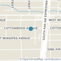 Map location of 514 Cottonwood Ave, San Antonio TX 78225