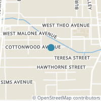 Map location of 136 Cottonwood Ave, San Antonio TX 78214