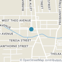 Map location of 116 W Malone Ave, San Antonio TX 78214