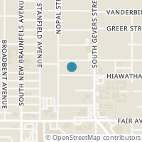 Map location of 2319 HIAWATHA, San Antonio, TX 78210