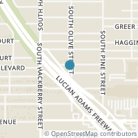 Map location of 443 Topeka Blvd, San Antonio TX 78210