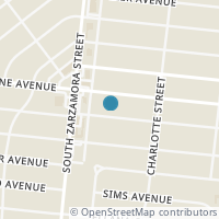 Map location of 447 Royston Ave, San Antonio TX 78225