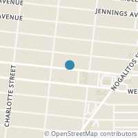 Map location of 9911 Miraflores, San Antonio, TX 78225
