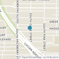 Map location of 143 Astor St, San Antonio TX 78210