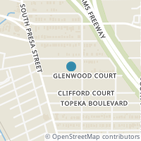Map location of 143 Glenwood Ct, San Antonio TX 78210