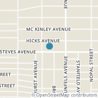 Map location of 1815 Steves Ave, San Antonio, TX 78210