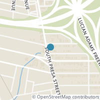 Map location of 3010 S Presa St, San Antonio, TX 78210