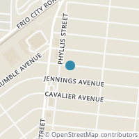 Map location of 550 Carroll St, San Antonio TX 78225