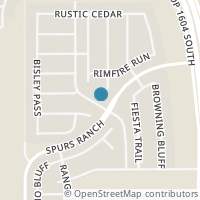 Map location of 3534 Blue Topaz, San Antonio TX 78245
