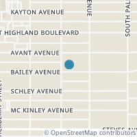 Map location of 311 Bailey Ave, San Antonio TX 78210