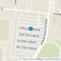Map location of 142 Chesley Dr, San Antonio, TX 78226