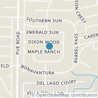 Map location of 10135 Maple Ranch, San Antonio, TX 78245