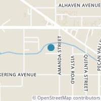 Map location of 1647 AMANDA ST, San Antonio, TX 78210