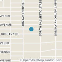 Map location of 827 E Highland Blvd, San Antonio TX 78210