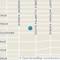 Map location of 839 E Highland Blvd, San Antonio TX 78210