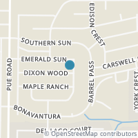 Map location of 10107 Dixon Wood, San Antonio TX 78245