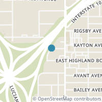 Map location of 426 DUNNING AVE, San Antonio, TX 78210
